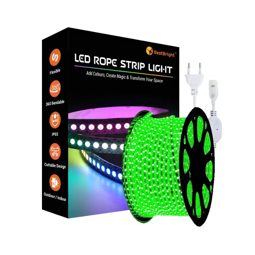 5m Green LED Rope Light – 266 LEDs