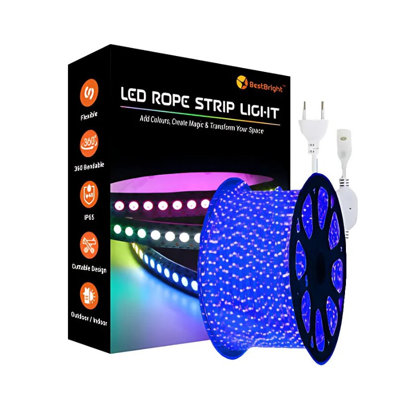5m Blue LED Rope Light – 266 LEDs